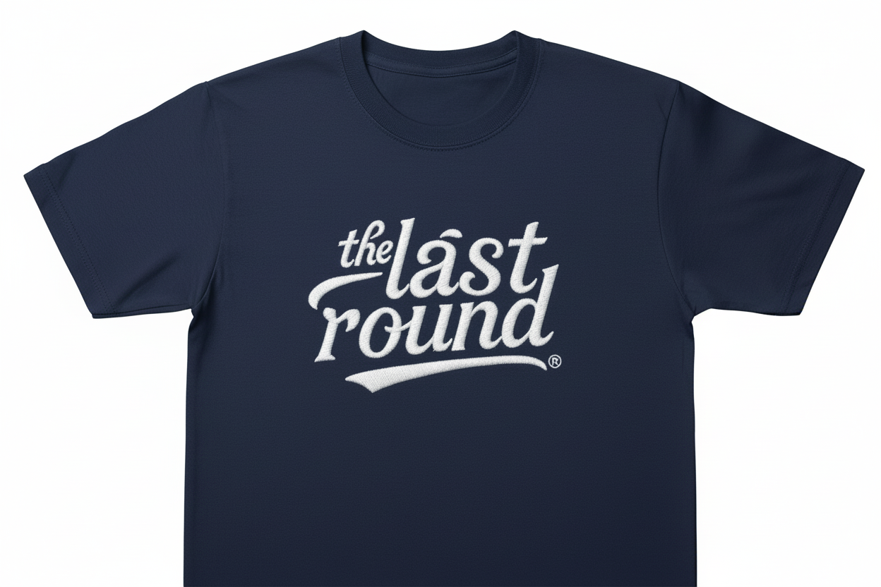 Camiseta The Last Round con fondo blanco