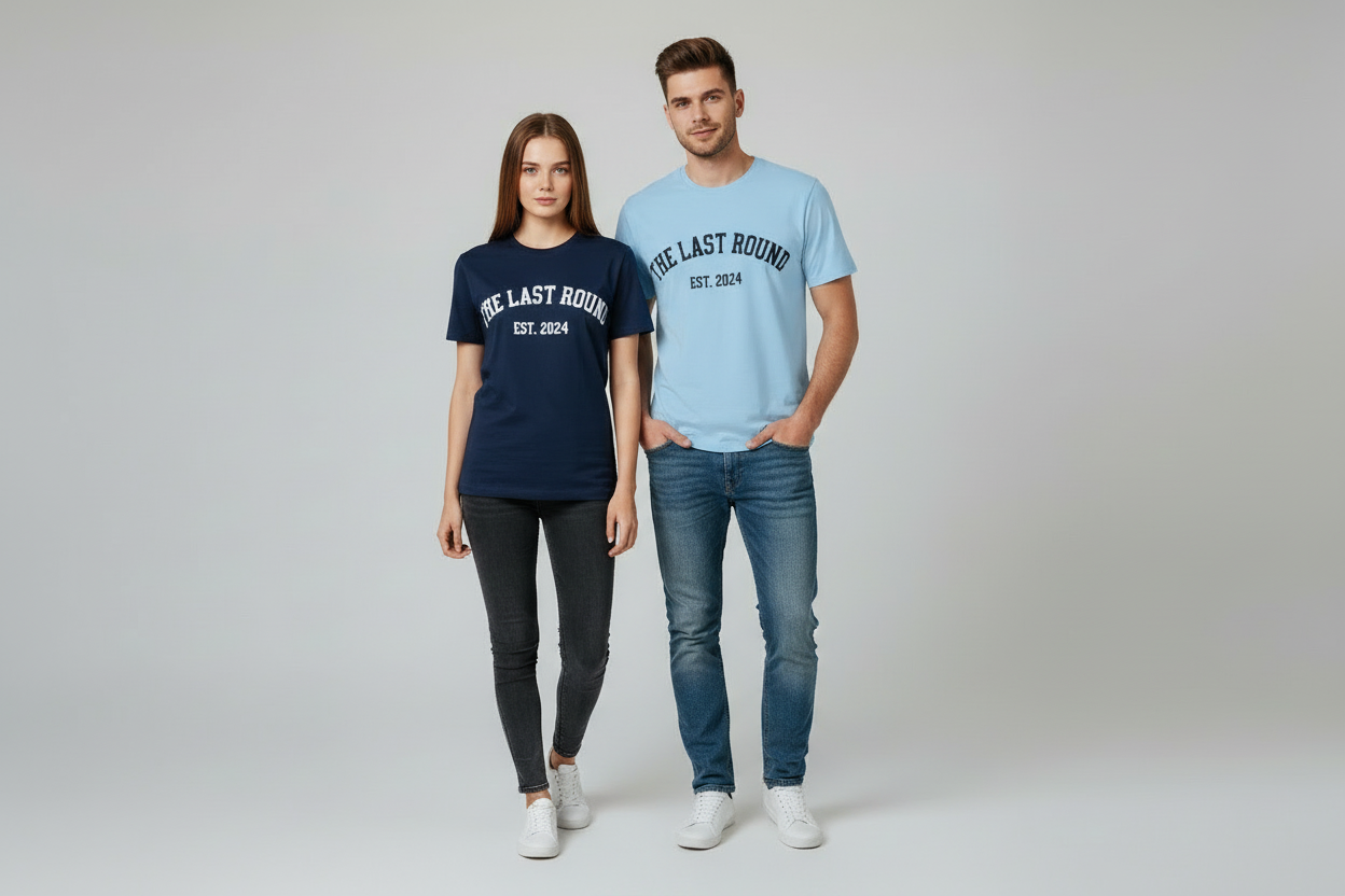 Pareja Modelos Camisetas The Last Round